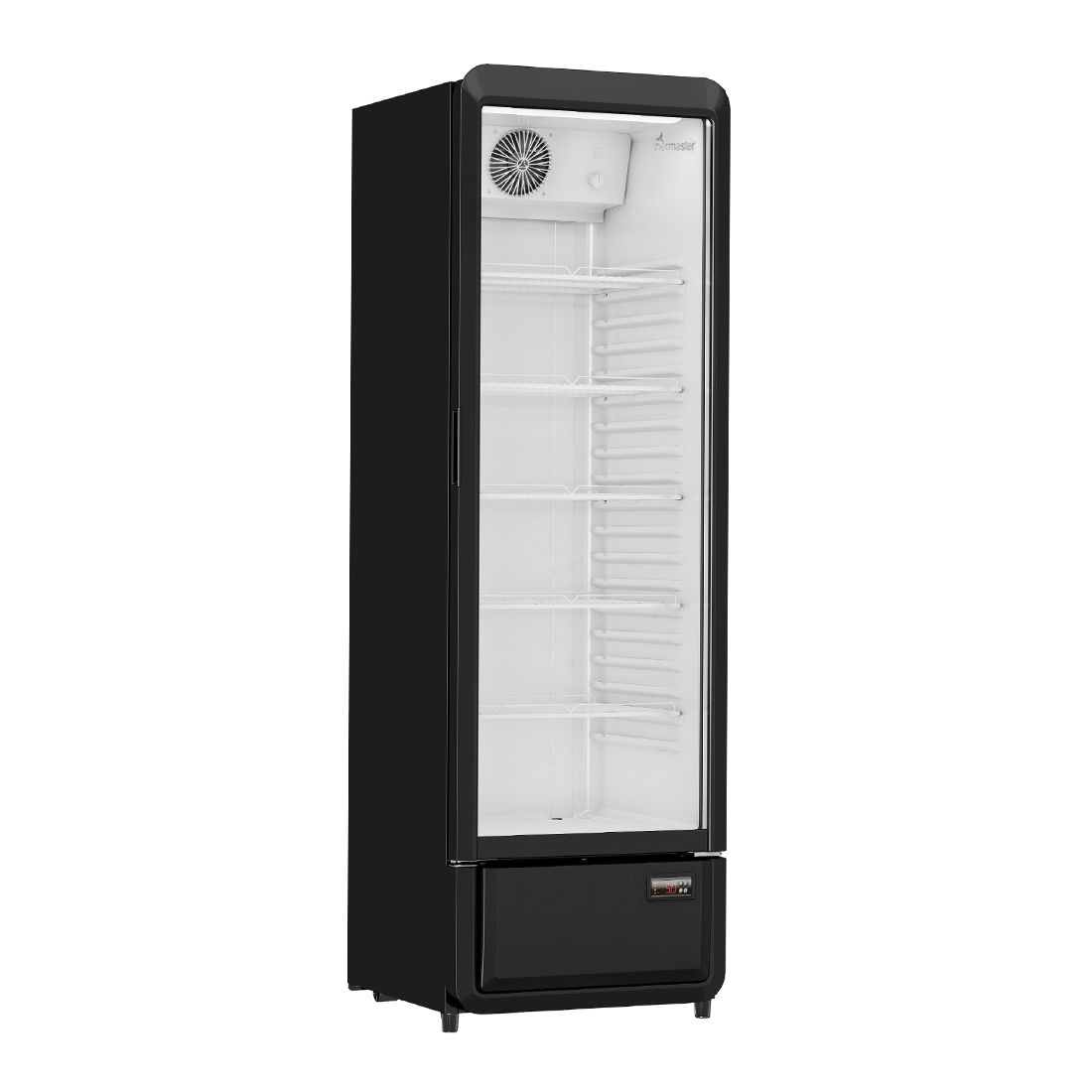 Ex-Showroom: Thermaster Upright Glass Door Beverage Fridge - SDC-258B-QLD139