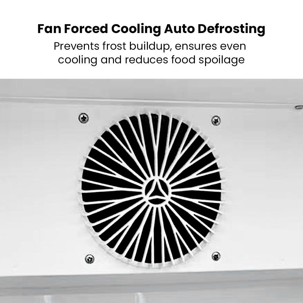 Thermaster Upright Glass Door Beverage Fridge - SDC-258B