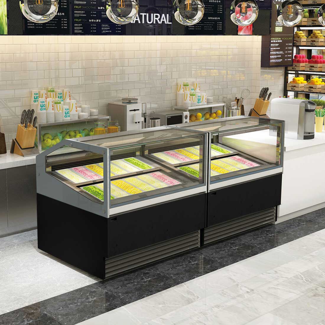 Bonvue Gelato / Ice Cream Display Showcase - SGD-12B