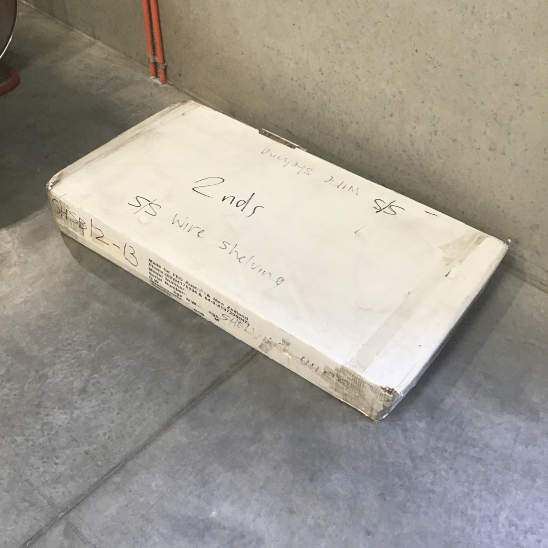 Ex-Showroom: Modular System Stainless Steel Top Utility Bench - SHSB/2-13-SA7-Jul