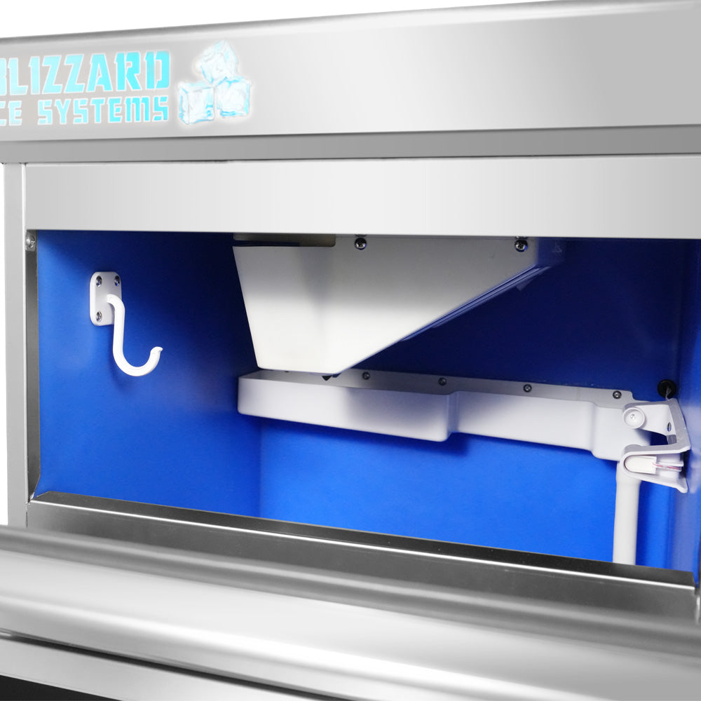BLIZZARD Crystal Square Ice Maker 40kg/24hr with 20kg Storage - SIC-40L