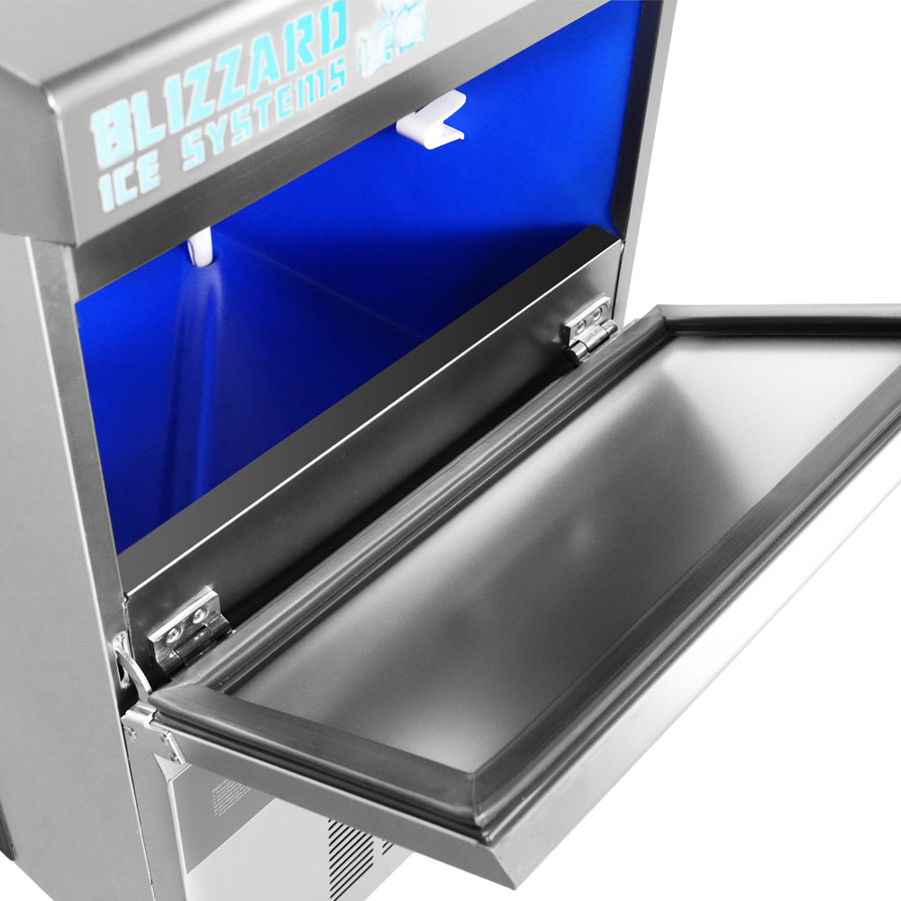 BLIZZARD Crystal Square Ice Maker 40kg/24hr with 20kg Storage - SIC-40L