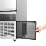 BLIZZARD Crystal Square Ice Maker 40kg/24hr with 20kg Storage - SIC-40L