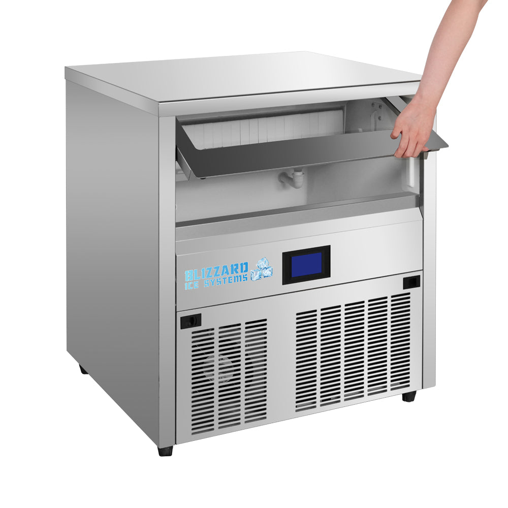BLIZZARD Crystal Column Pro Octagonal Cylinder Ice Maker 63kg/24hr with 25kg Storage - SIC-63R