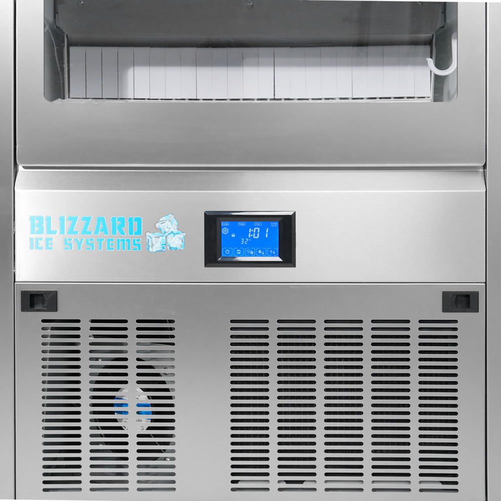 BLIZZARD Crystal Column Pro Octagonal Cylinder Ice Maker 63kg/24hr with 25kg Storage - SIC-63R