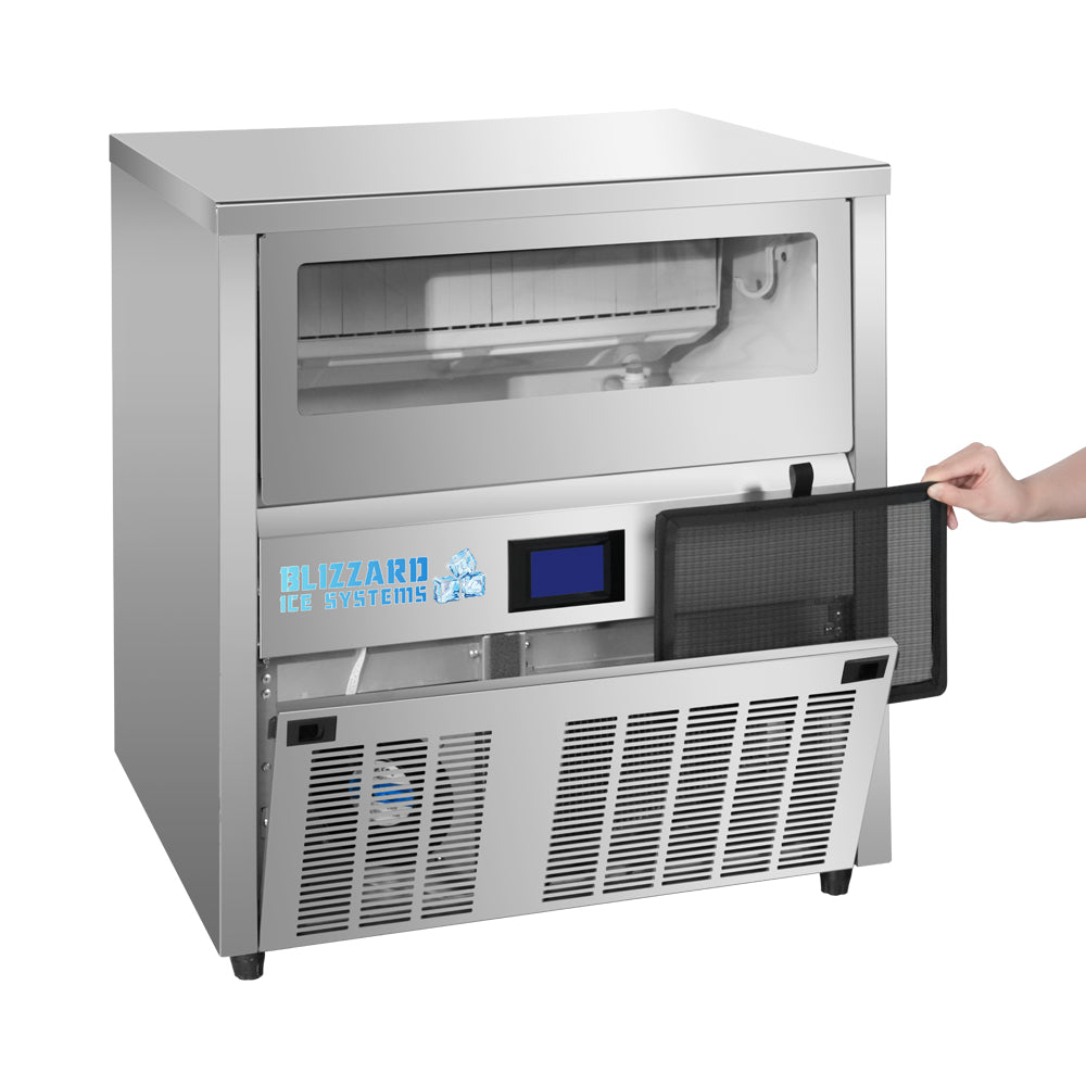 BLIZZARD Crystal Column Pro Octagonal Cylinder Ice Maker 63kg/24hr with 25kg Storage - SIC-63R