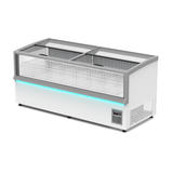 Thermaster 984L 2 Sliding Lid Side Piece Dual Temperature Supermarket Island Display - SIFW-L210G