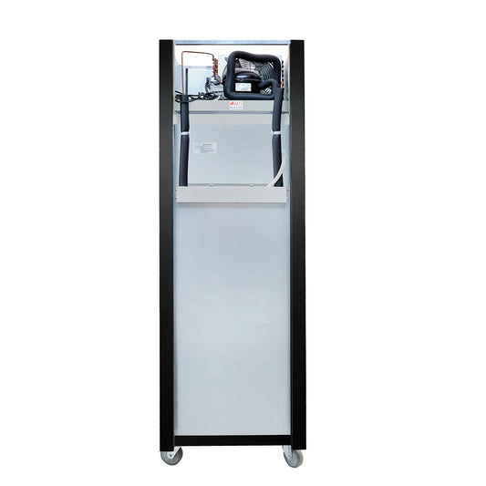 2NDs: Single Glass Door Upright Freezer Black Stainless Steel SUFG500B-NSW1474
