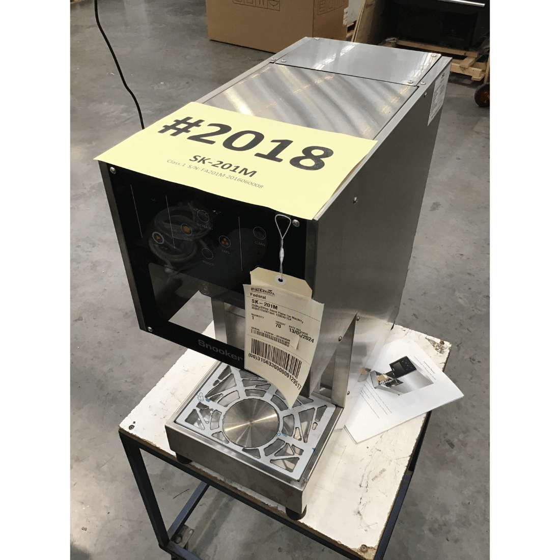 Ex-Showroom: Blizzard Icemaker Snow Flake Ice Output 200Kg - SK-201M-NSW2018