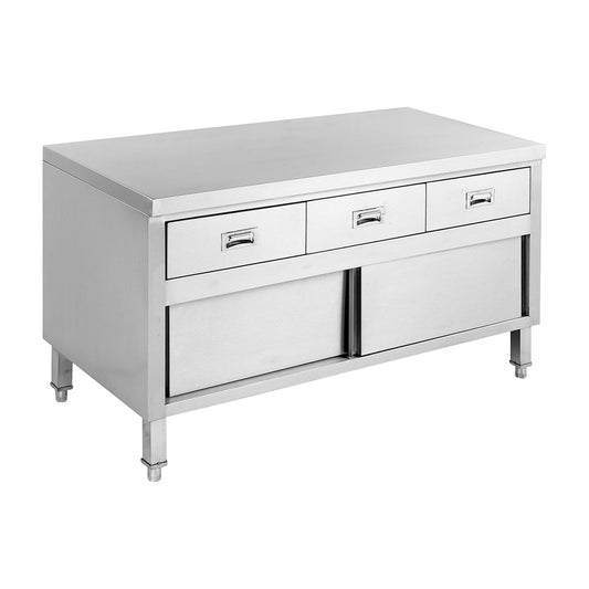 Modular System Bench Cabinet with 3 Drawers & Doors  SKTD6-1500