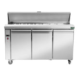 Thermaster three door Sandwich Bar - SLB150