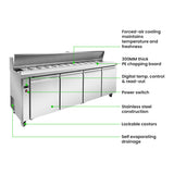 Thermaster four door Sandwich Bar - SLB240