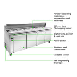 Thermaster four door Sandwich Bar - SLB240