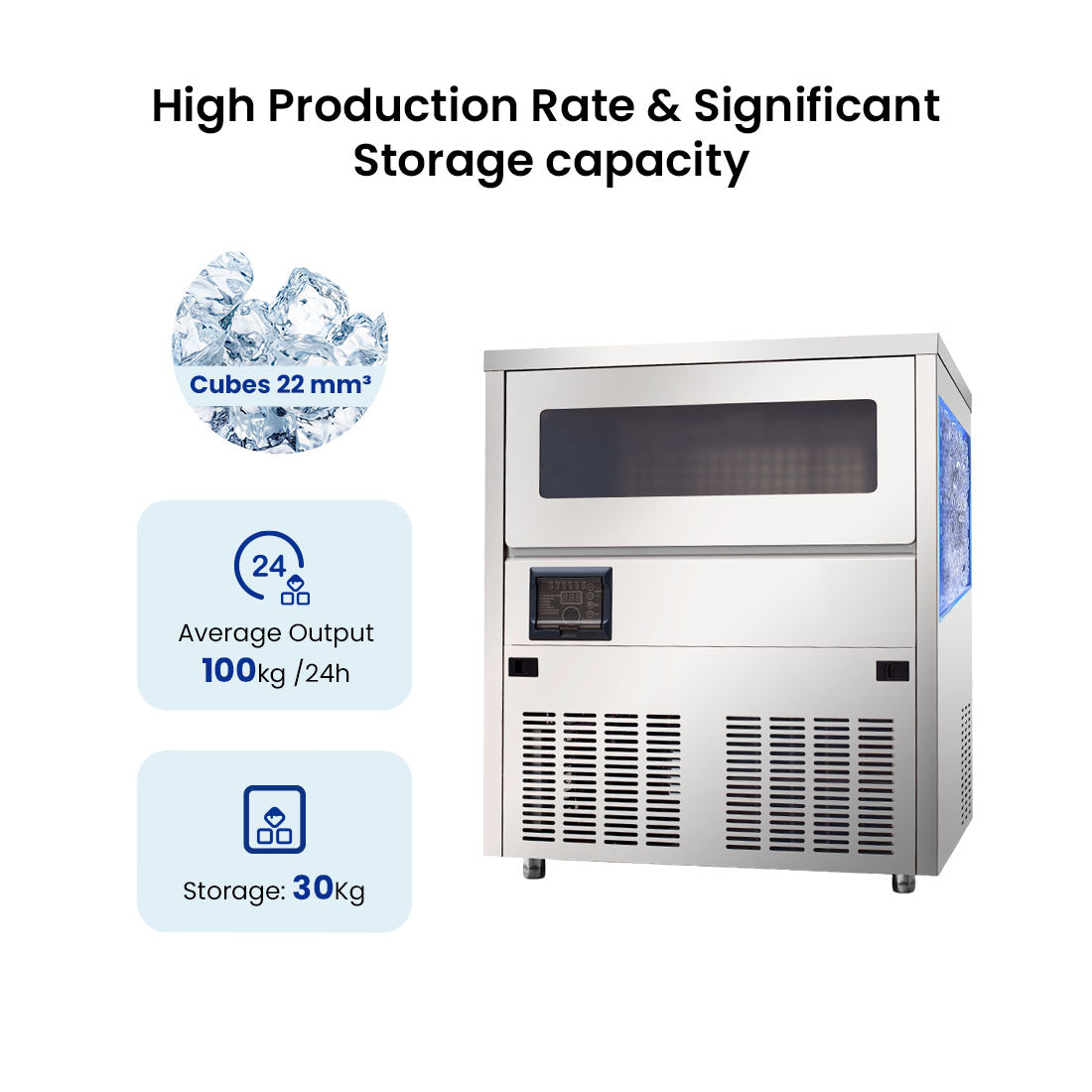 Blizzard Under Bench Ice Maker - Air Cooled - SN-101B