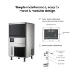 Blizzard Underbench Granular Ice Maker 60Kg - SN-068F