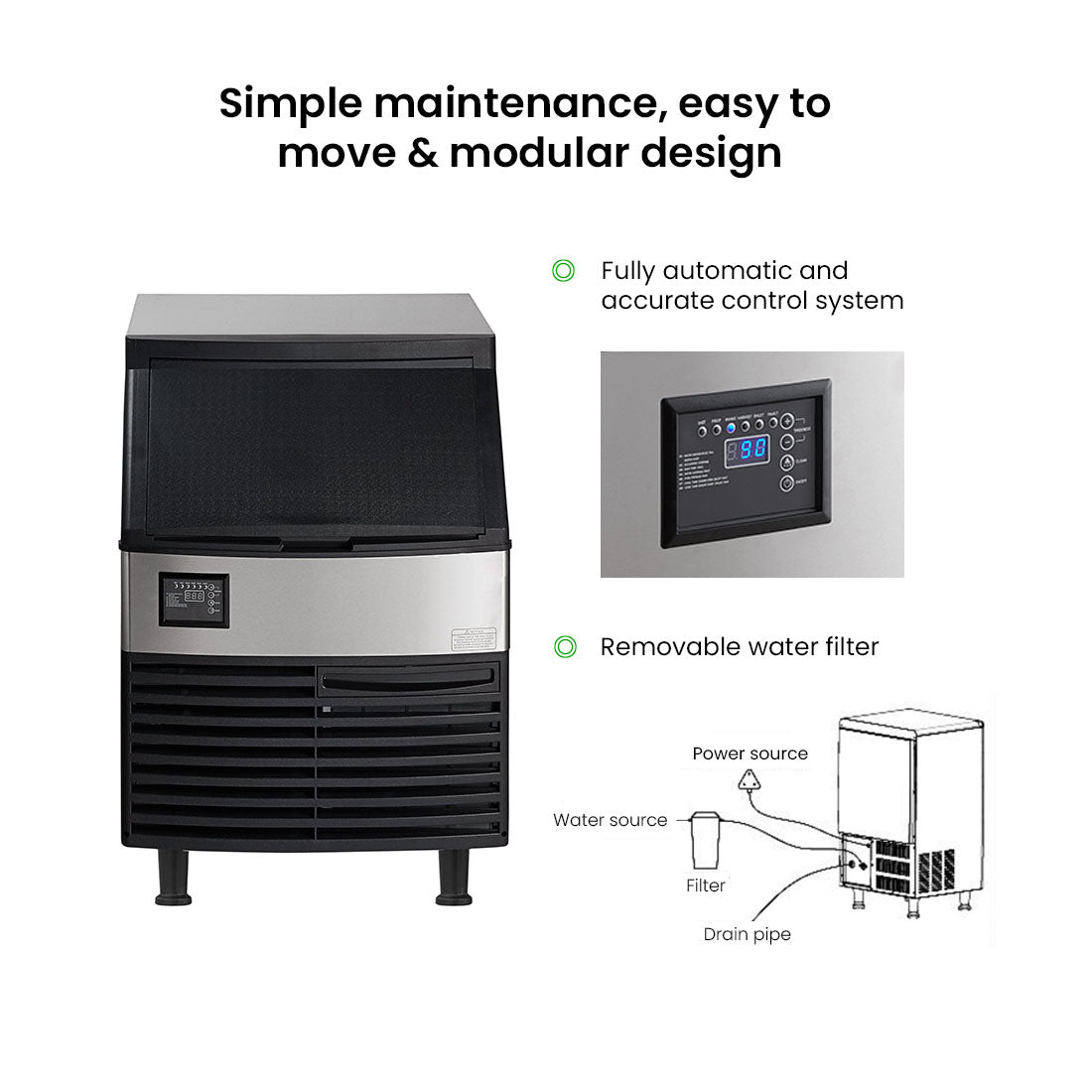 Blizzard Ice Maker Air Cooled - SN-210P
