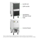 Blizzard Underbench Bullet Ice Maker 25Kg - SN-25C