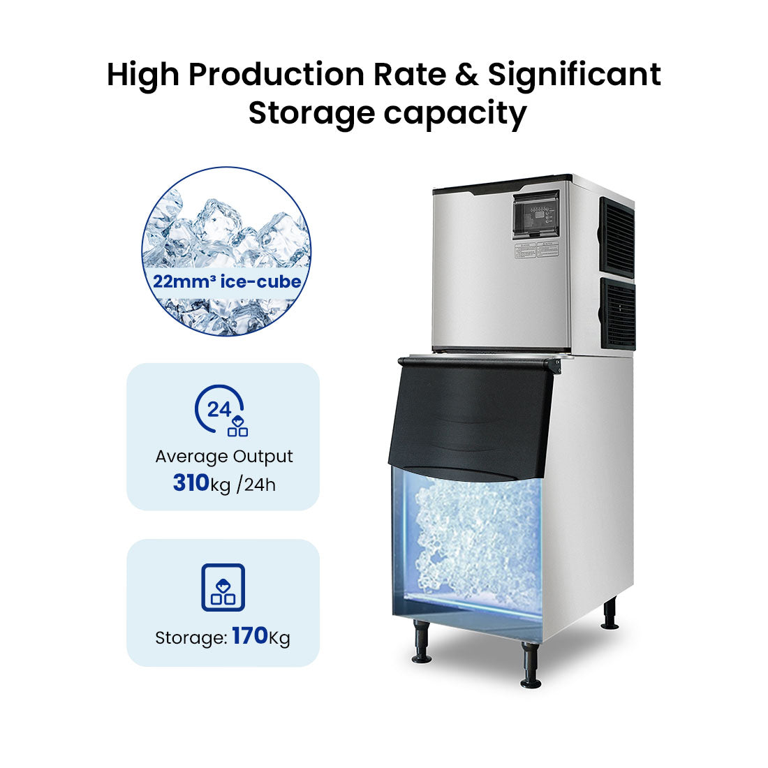 Blizzard Ice Maker Air-Cooled - SN-700P