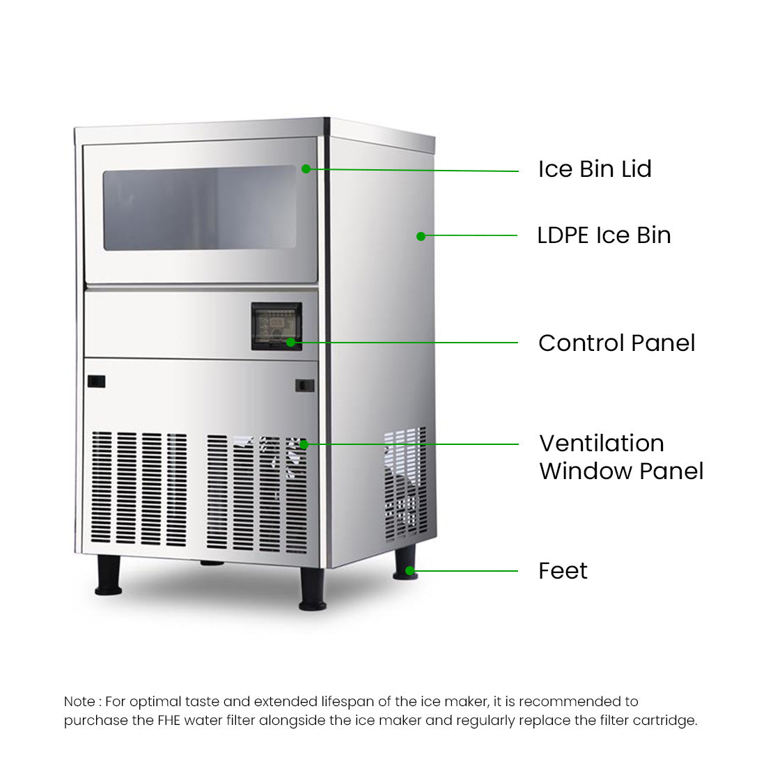 Blizzard Professional Ice Maker - SN-80C
