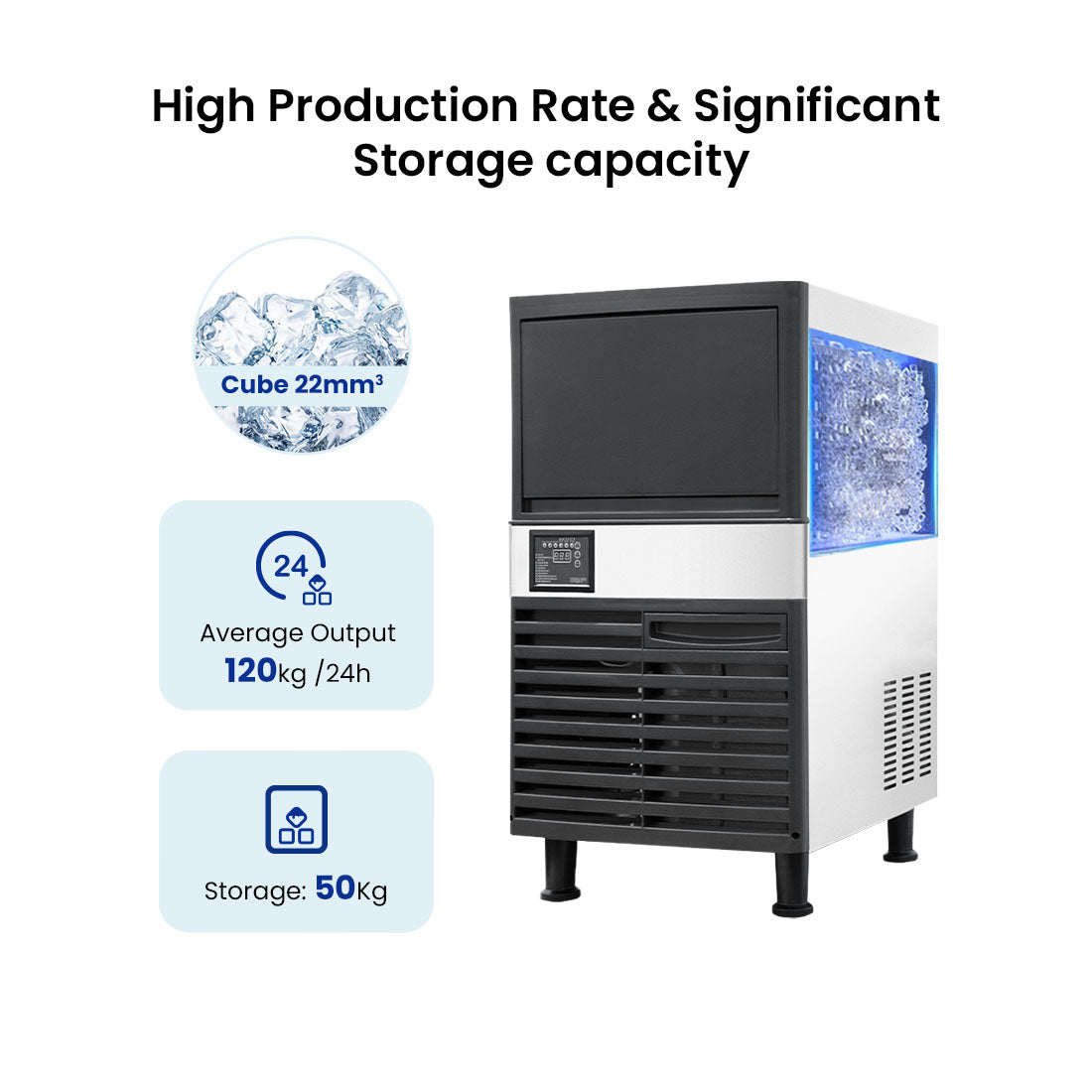 Blizzard Under Bench Ice Maker - Air Cooled - SN-120P