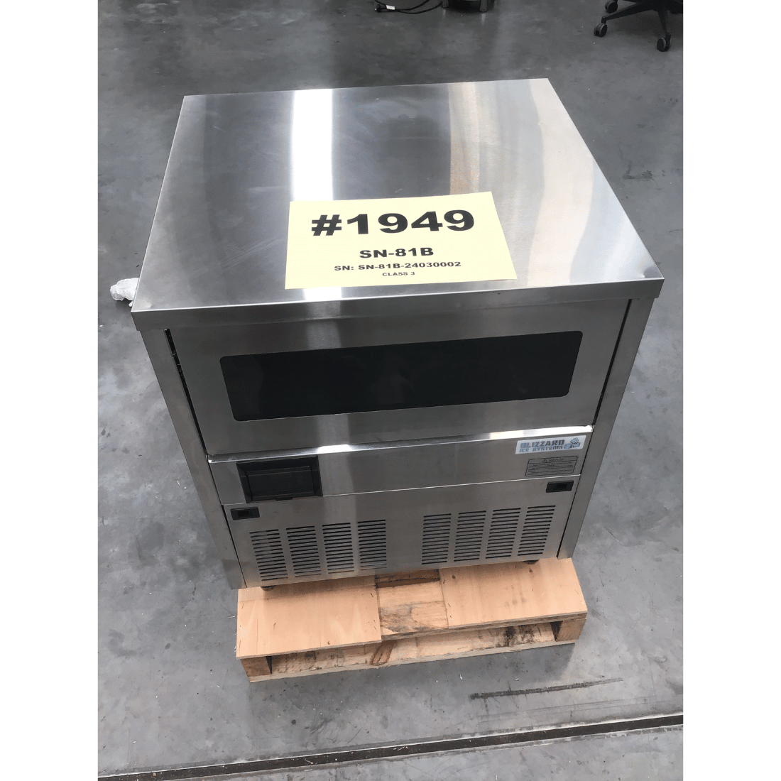 2NDs: Blizzard Under Bench Ice Maker Air Cooled - SN-81B-NSW1949