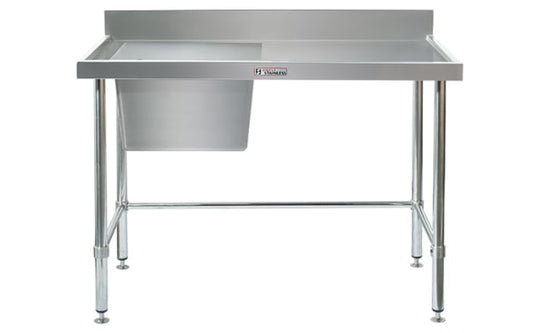 Simply Stainless Sink Bench with Splashback SS05.7.2100L LB