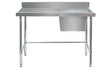 Simply Stainless Sink Bench with Splashback SS05.7.1500R LB