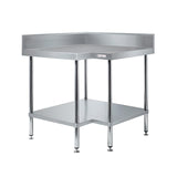 Simply Stainless Corner Bench With Splashback SS04.7.0900