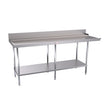 Simply Stainless 1800mm wide Dishwasher Outlet Bench SS07.1800L