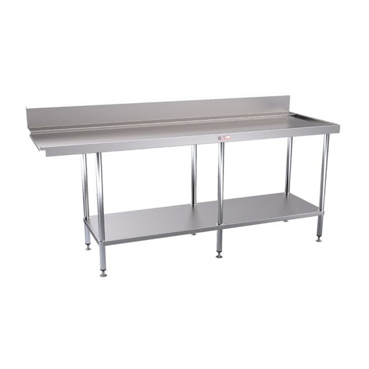 Simply Stainless 1800mm wide Dishwasher Outlet Bench SS07.7.1800R