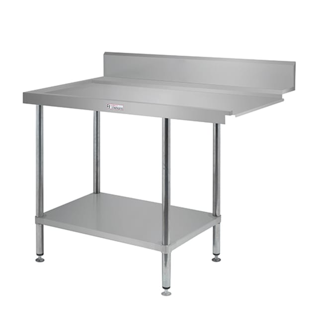 Simply Stainless 900mm wide Dishwasher Outlet Bench SS07.0900L