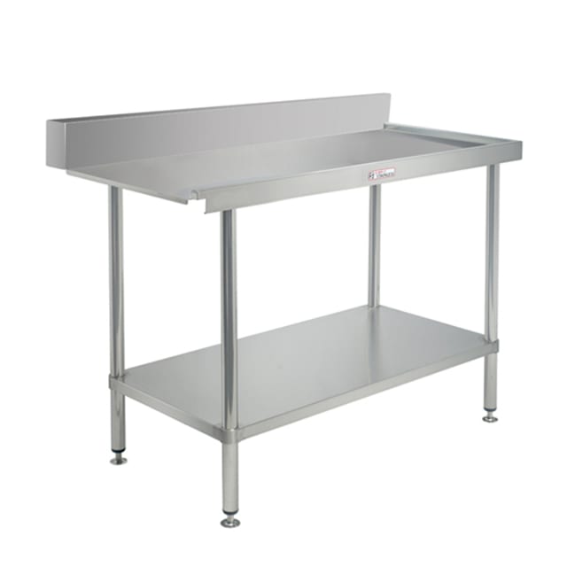Simply Stainless 1500mm wide Dishwasher Outlet Bench SS07.7.1500R