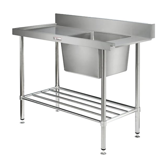 Simply Stainless 1500mm wide Dishwasher Inlet Bench SS08.7.1500R