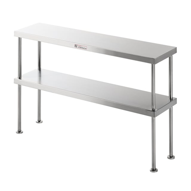 Simply Stainless 1200mm wide Double Bench Over Shelf SS13.1200