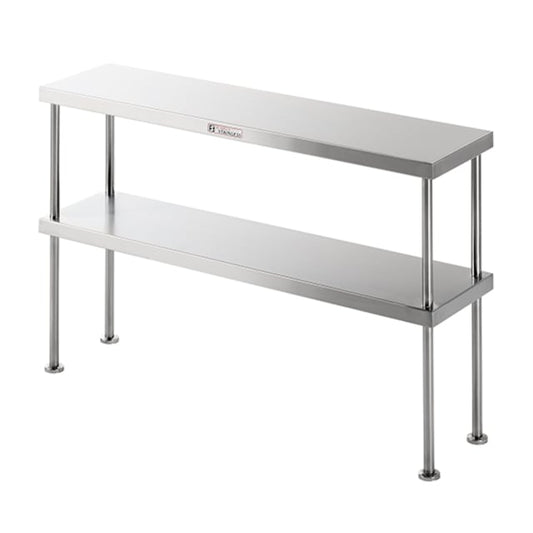 Simply Stainless 1200mm wide Double Bench Over Shelf SS13.1200