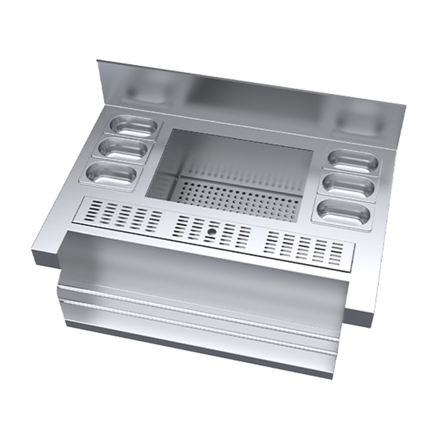 Simply Stainless Cocktail Station with Speed Rack SBM.CSB.7.0950