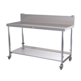 Simply Stainless Bar Modules 1200mm wide Mobile Bench SBM.M.6.1200