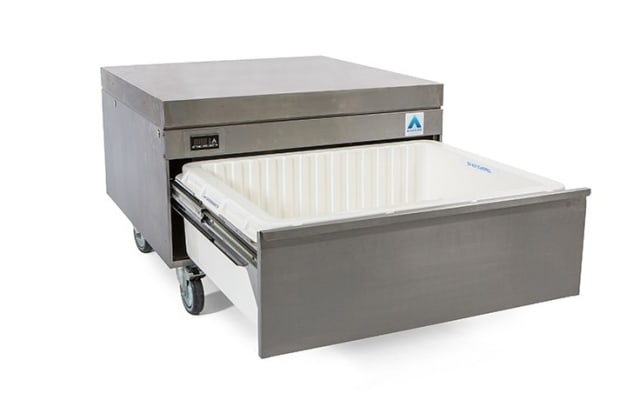 Adande Single Dual Temperature Drawer VCR1.CW Standard Castor / Solid Work Top