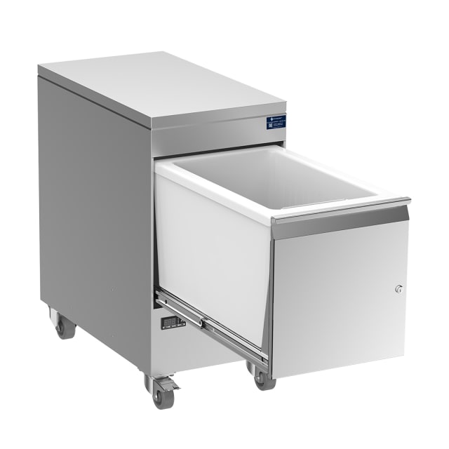 Adande Compact Dual Temperature Drawer VCC1.SCW Small Castor / Solid Work Top