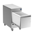 Adande Compact Dual Temperature Drawer VCC1.GCW Standard Castor / Solid Work Top