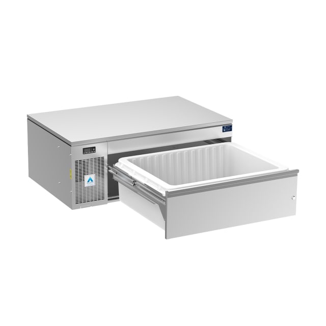 Adande Single Dual Temperature Drawer VCS1.CW Standard Castor / Solid Work Top