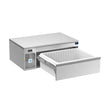 Adande Single Dual Temperature Drawer VCS1.CW Standard Castor / Solid Work Top