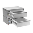 Adande Double Dual Temperature Drawers VCS2.RT Roller / Cover Top