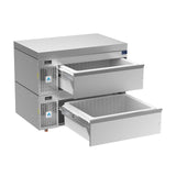 Adande Double Dual Temperature Drawer VCS2.RHS Roller / Heatshield Top