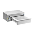 Adande Single Slimline Dual Temperature Drawer Standard Castor / Heatshield Top VLS1.CHS