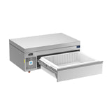 Adande Single Slimline Dual Temperature Drawer High Castor / Heatshield Top VLS1.HCHS