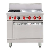 American Range 36" Oven Range AAR.2B.24G.N