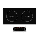 CookTek Helios Dual Hob Side by Side Drop-In Induction Cooktop 15 Amp HRD.9500.SS35.4