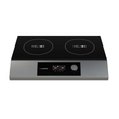 CookTek Helios Dual Hob Side by Side Countertop Induction Cooktop 20 Amp HTF.9500.SS25.4