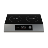 CookTek Helios Dual Hob Side by Side Countertop Induction Cooktop 20 Amp HTF.9500.SS25.4